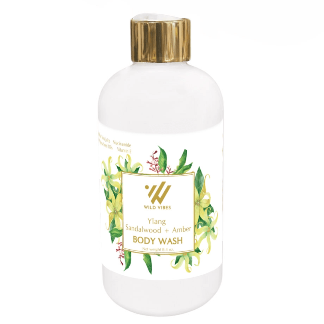 Ylang Sandalwood + Amber Body Wash - Wild Vibes Home & Body