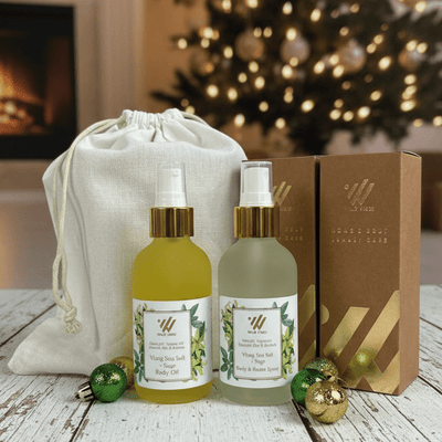 Ylang Sea Salt + Sage Body Oil & Spray Set - Wild Vibes Home & Body