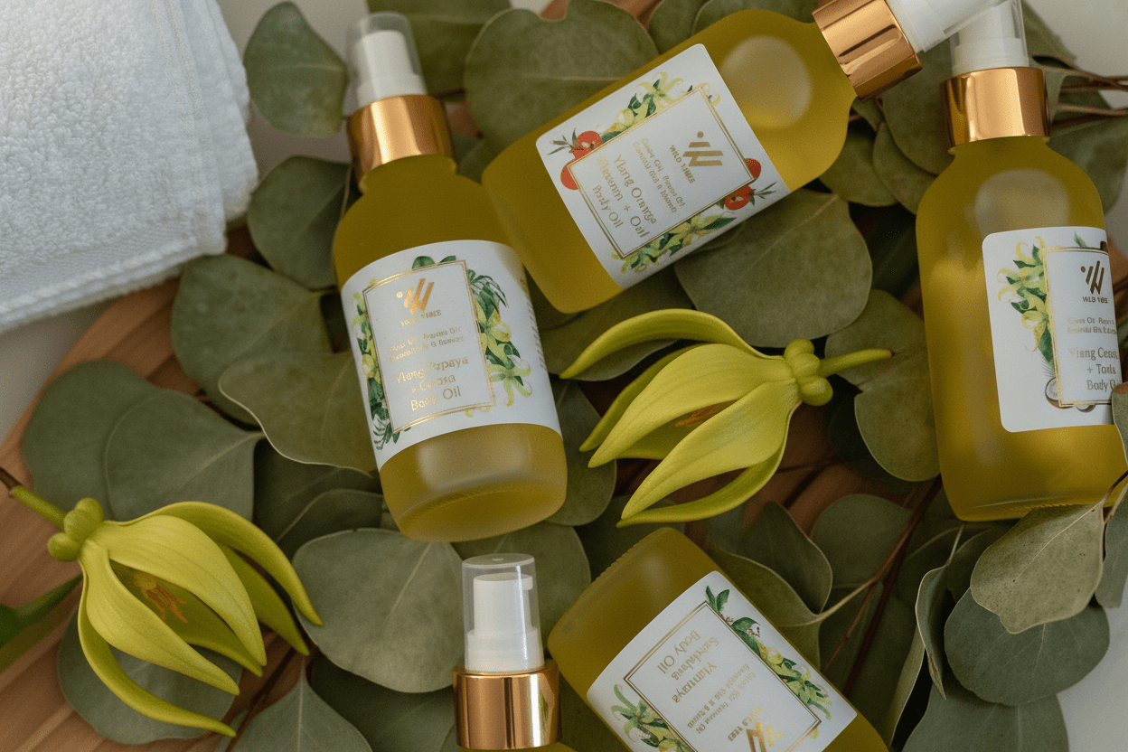 Ylang Ylang Body Oil - Wild Vibes Home & Body