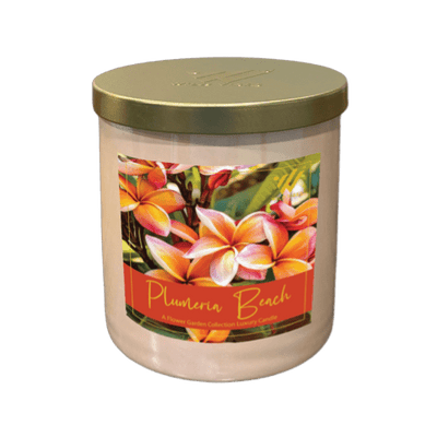 Plumeria Beach Soy & Coconut Candle - Wild Vibes Home & Body