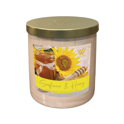 Sunflower & Honey Soy and Coconut Candle - Wild Vibes Home & Body